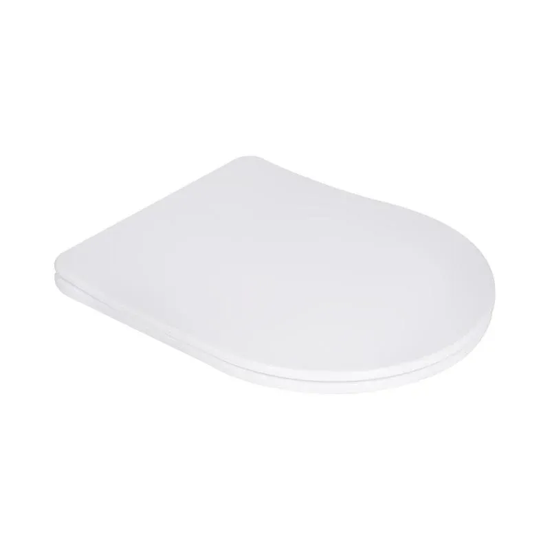 Сидіння для унітаза Qtap (Robin 490,610, Scorpio 490) з мікроліфтом Slim QTSC179W48675