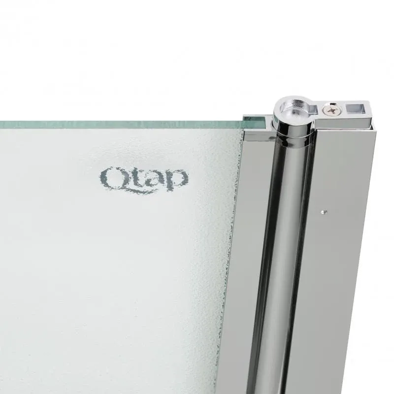 Штора на ванну Qtap Standard CRM407513APR скло Pear 6 мм, 75х140 см, права — фото 4
