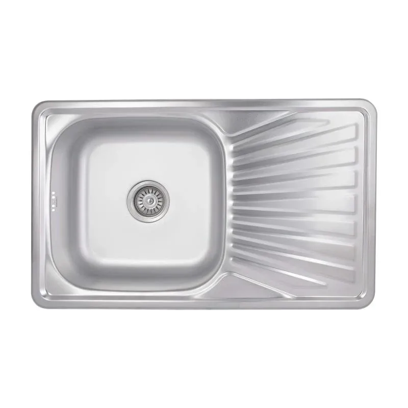 Кухонна мийка Brinex 7848 0,8 мм Satin (BRIN7848SAT08)
