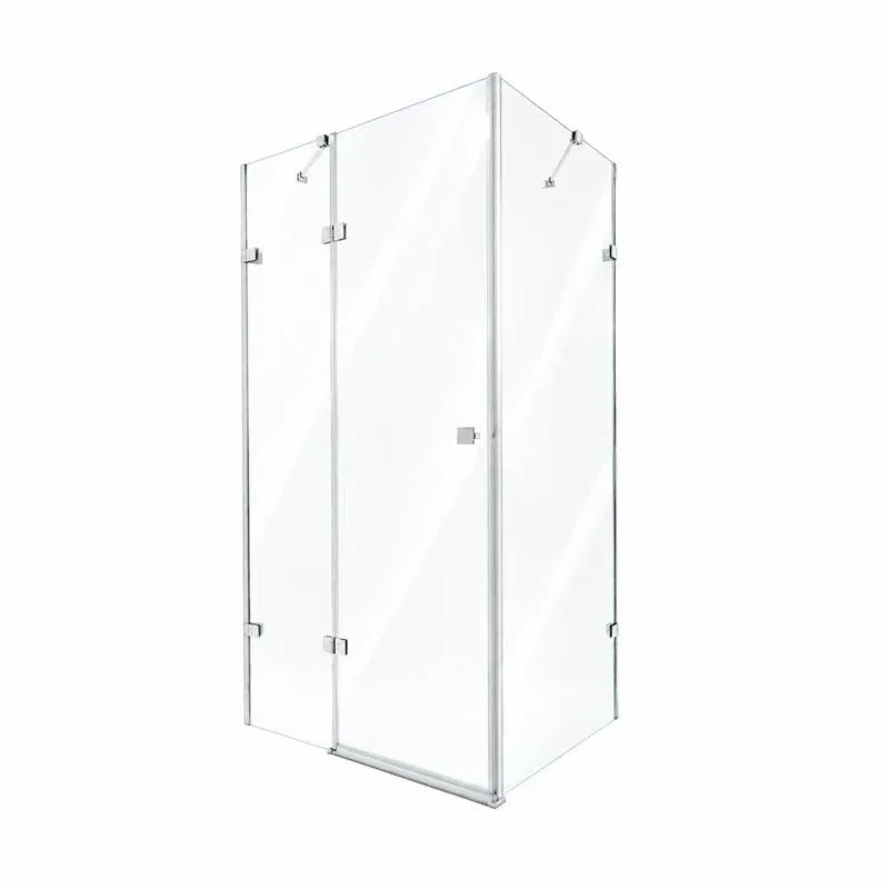 Душова кабіна Qtap Capricorn CRM10128RC6 120x80 см, скло Clear 6 мм, покриття CalcLess без піддона