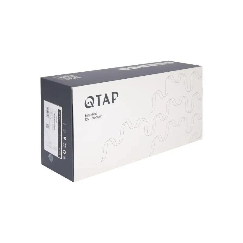 Змішувач для ванни Qtap Nando з довгим поворотним виливом та душовим гарнітуром QTNAN260CRM48652 Chrome — фото 8