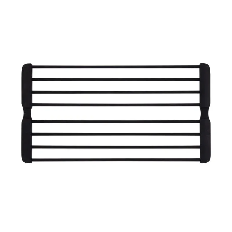 Сушарка на кухонну мийку з присоскою Lidz Acsis LA09 Black, кругла основа, для посуду 440х224 мм LDACSLA09BLM49777 — фото 3