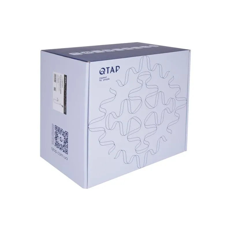 Змішувач для ванни Qtap Capricorn з душовим гарнітуром Chrome (k35) QTCAP3060102C48222 — фото 8