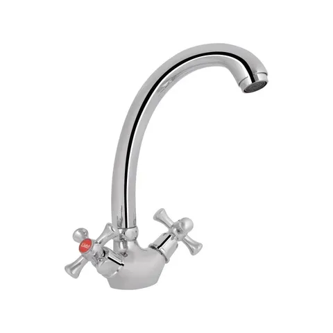 Змішувач для кухні Lidz Lamb 273F двохвентильний LDLAM273FCRM21890 Chrome