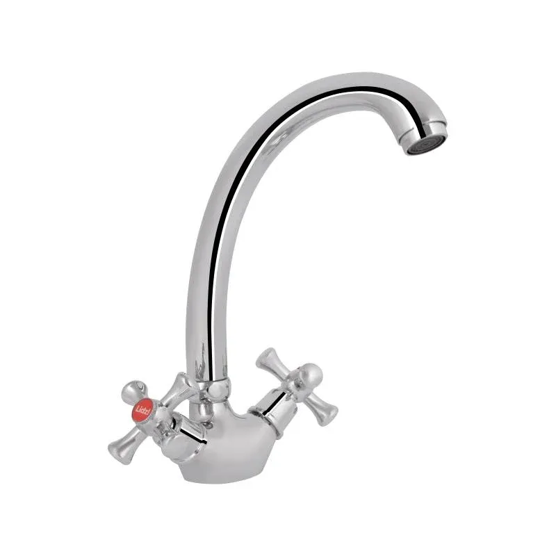 Змішувач для кухні Lidz Lamb 273F двохвентильний LDLAM273FCRM21890 Chrome