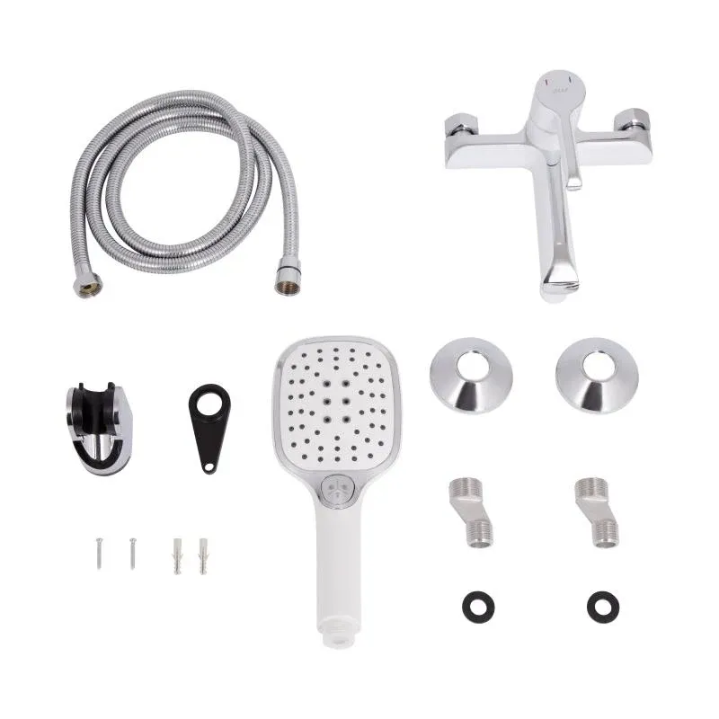 Змішувач для ванни Qtap Grand (з душовим гарнітуром) QTGRAWCR006 Chrome/White — фото 7