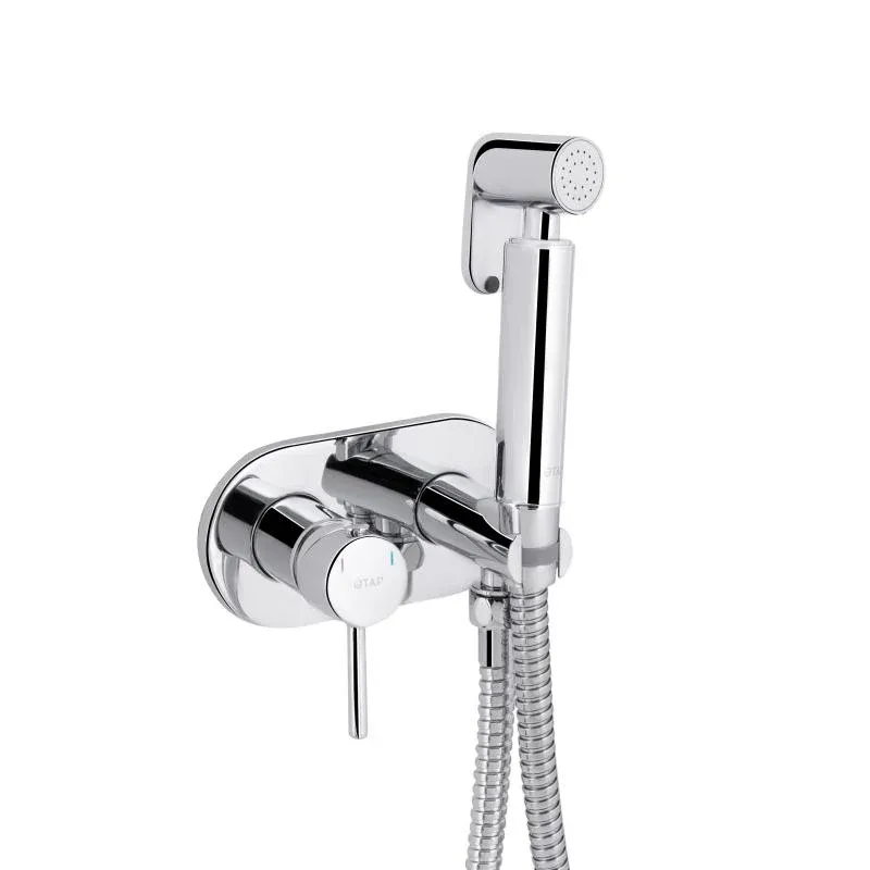 Набор для гігієнічного душу Qtap Inspai-Varius округлий QTINSVARCRMV00440501 Chrome — фото 3