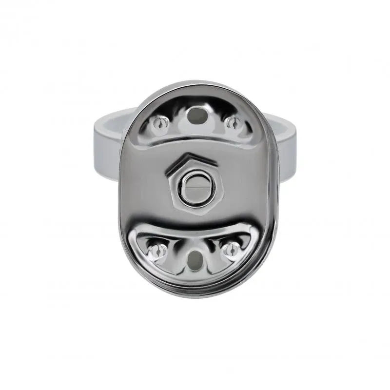 Склянка з тримачем Lidz Oreo 0401 настінний (матове скло) LDORE0401CRM22163 Chrome — фото 3