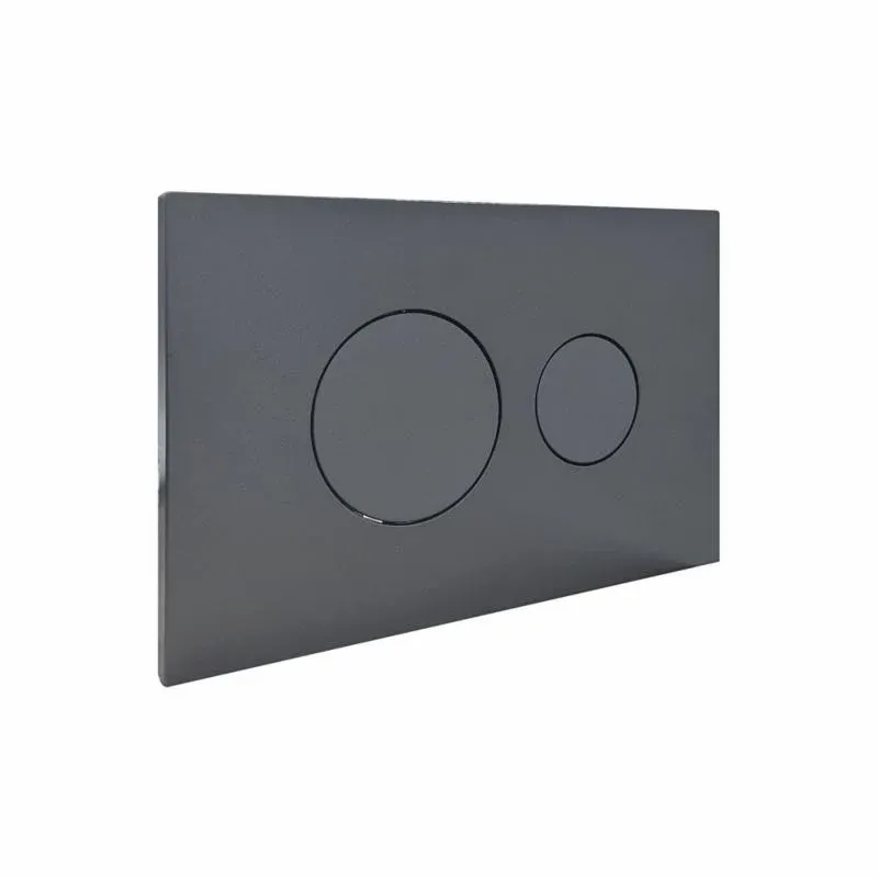 Клавіша змиву Qtap Standard 152x236x28 мм, Gunmetal Black, кругла QTSTD164GMB51271 — фото 3