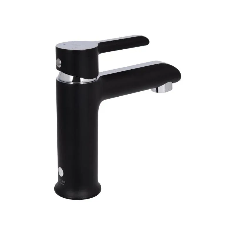 Змішувач для раковини Qtap Grand QTGRABCR001F Chrome/Black — фото 3