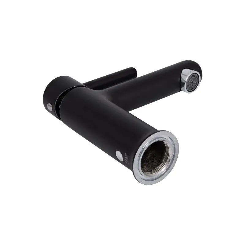 Змішувач для раковини Qtap Grand QTGRABCR001F Chrome/Black — фото 6