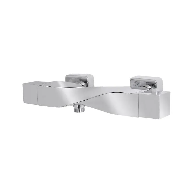 Змішувач для душу Qtap Zkrouceny термостатичний QTZKR40T105C Chrome — фото 3