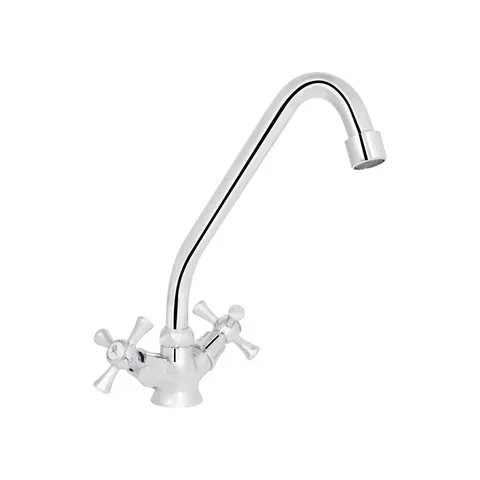 Змішувач для кухні Lidz Lamb 271F двохвентильний LDLAM271FCRM21889 Chrome