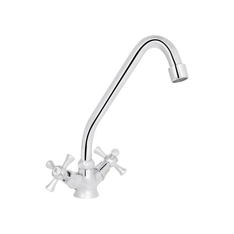 Змішувач для кухні Lidz Lamb 271F двохвентильний LDLAM271FCRM21889 Chrome