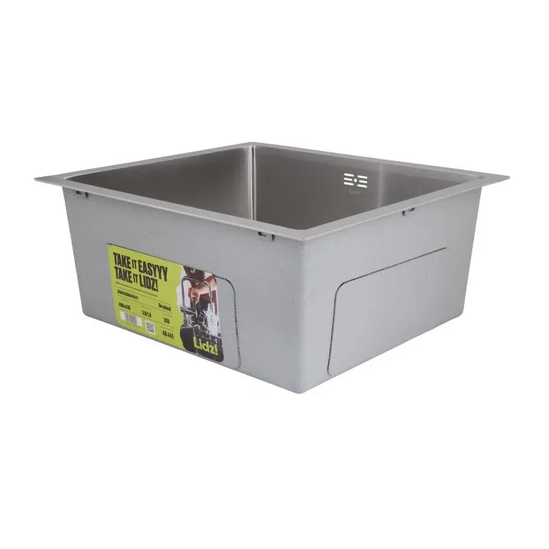 Мийка для кухні інтегрована під стільницю Lidz Handmade H4843 Brushed Steel 3,0/1,0 мм LDH4843BRU49441 — фото 4