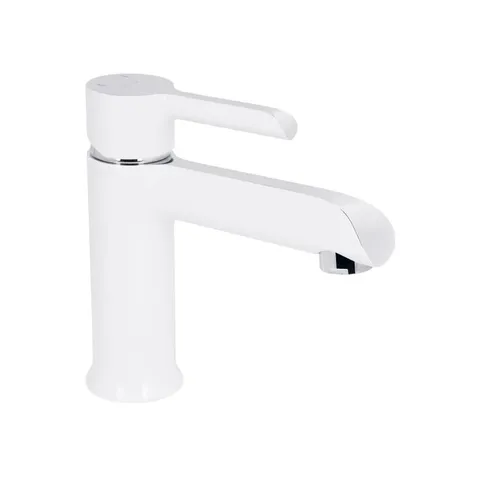 Змішувач для раковини Qtap Grand QTGRAWCR001F Chrome/White