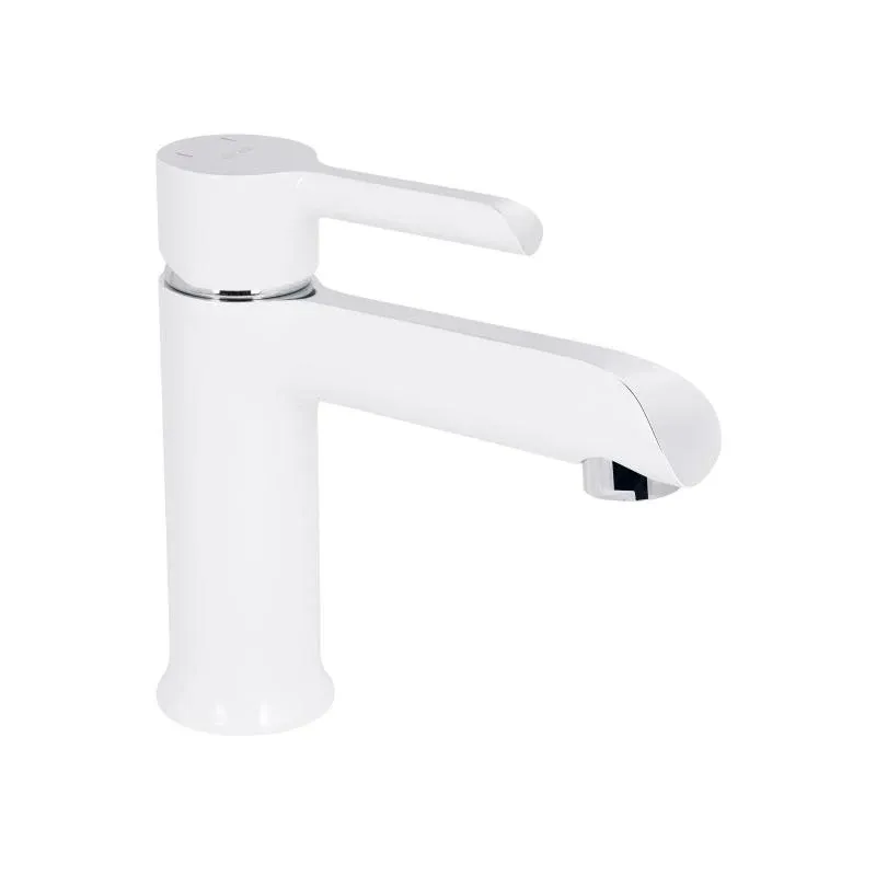 Змішувач для раковини Qtap Grand QTGRAWCR001F Chrome/White