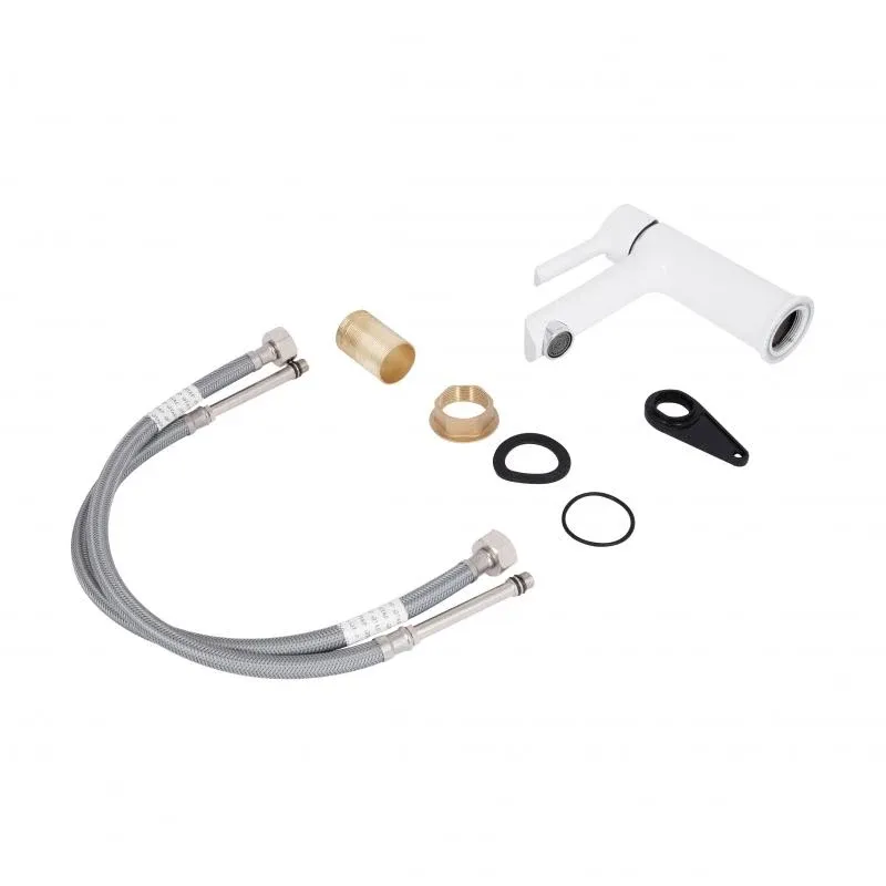 Змішувач для раковини Qtap Grand QTGRAWCR001F Chrome/White — фото 7