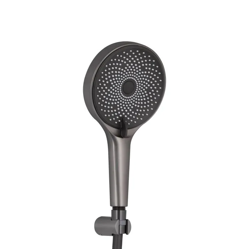 Змішувач для ванни Qtap Slavonice (з душовим гарнітуром) QTSLV259GMB48035 Gunmetal Black PVD — фото 5
