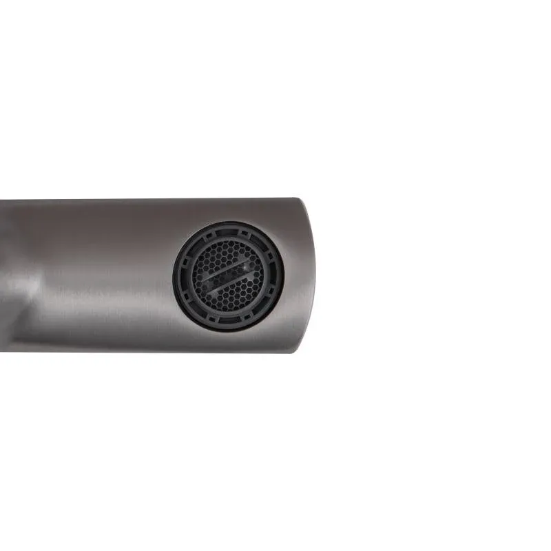 Змішувач для ванни Qtap Slavonice (з душовим гарнітуром) QTSLV259GMB48035 Gunmetal Black PVD — фото 6