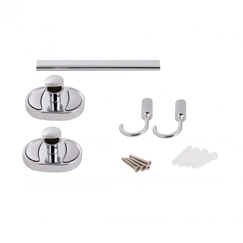 Тримач для рушника Lidz Oreo 0802 2 гачка LDORE0802CRM22173 Chrome — фото 4