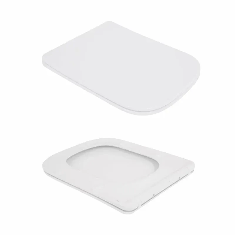 Унітаз підвісний Crow Rimless 485х340х330 мм, White, з сидінням Slim Duroplast/ Soft-close/ Quick Release QT05335171RW Qtap — фото 6