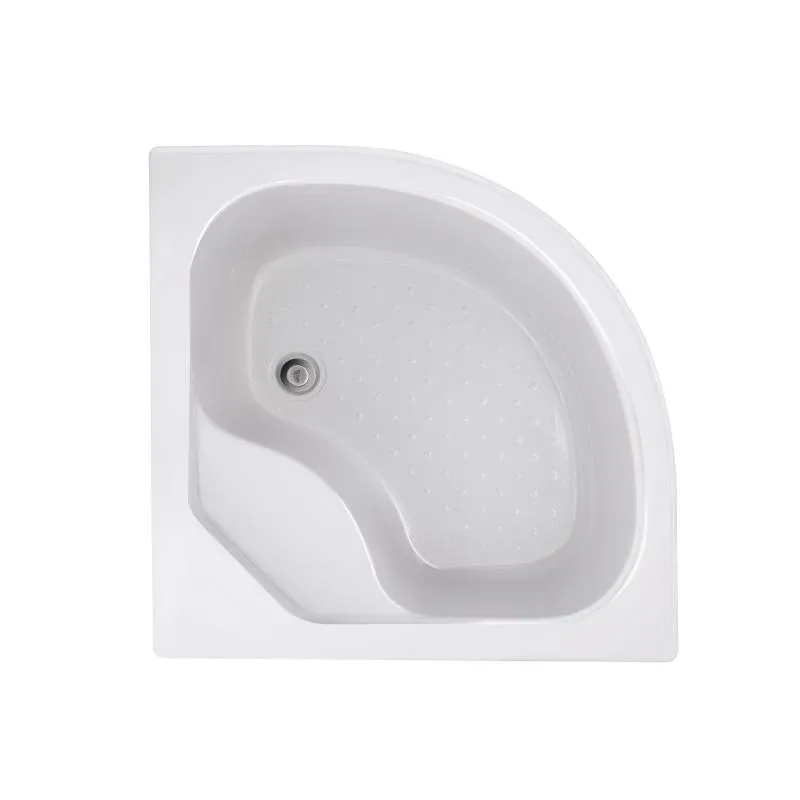 Душова кабіна Latwa SC90x90.SAT.HIGH.FR полукругла, скло Frost 4 мм + Душовий піддон KAPIELKA ST90x90x41, з панеллю Lidz — фото 9