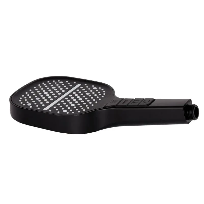 Лійка для ручного душу Qtap Rucni 130x130 мм QTRUC125BLM45957 Black Matt — фото 3