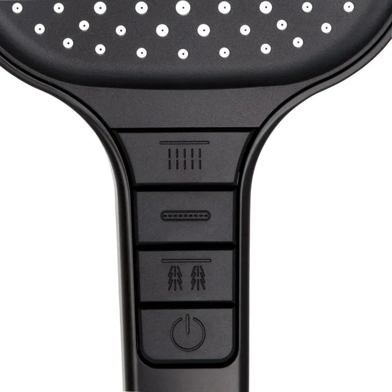 Лійка для ручного душу Qtap Rucni 130x130 мм QTRUC125BLM45957 Black Matt — фото 4