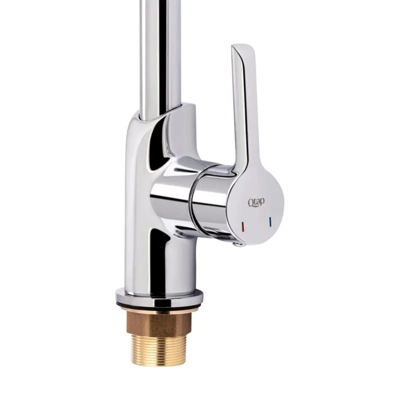 Змішувач для кухні Qtap Grand QTGRACRM007F Chrome — фото 4