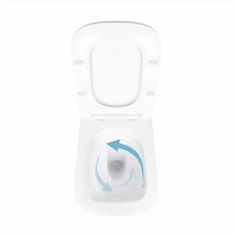 Унітаз підвісний Qtap Tern Ultra Quiet безобідковий з сидінням Soft-close WHITE QT17332303AW — фото 6