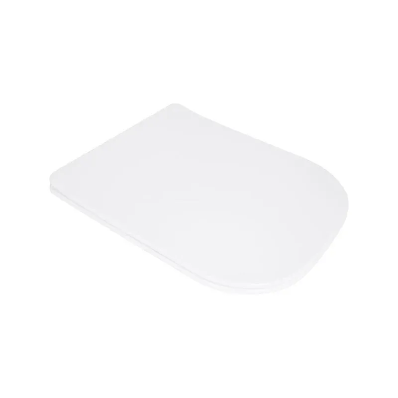 Сидіння для унітазу Qtap (Stork, Aquarius 630) 420x336x22 мм, White, з мікроліфтом, Slim Duroplast, Quick Release QTSC179W49263