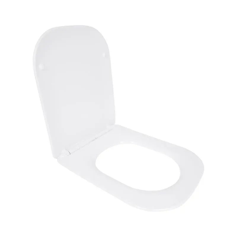 Сидіння для унітазу Qtap (Stork, Aquarius 630) 420x336x22 мм, White, з мікроліфтом, Slim Duroplast, Quick Release QTSC179W49263 — фото 3