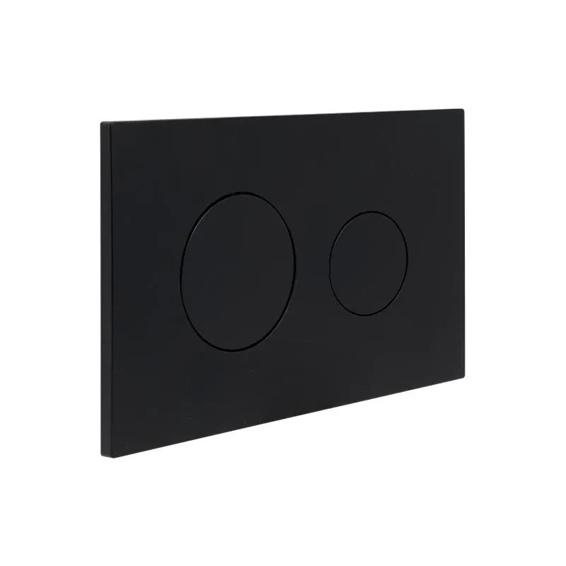 Клавіша змиву Qtap Standard 152x236x28 мм, Matt Black, кругла QTSTD164BLM49470 — фото 3
