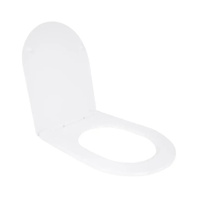 Сидіння для унітазу Qtap (Taurus 520) 455x365x38 мм, White, з мікроліфтом, Slim Duroplast, Quick Release QTSC179W49384 — фото 3