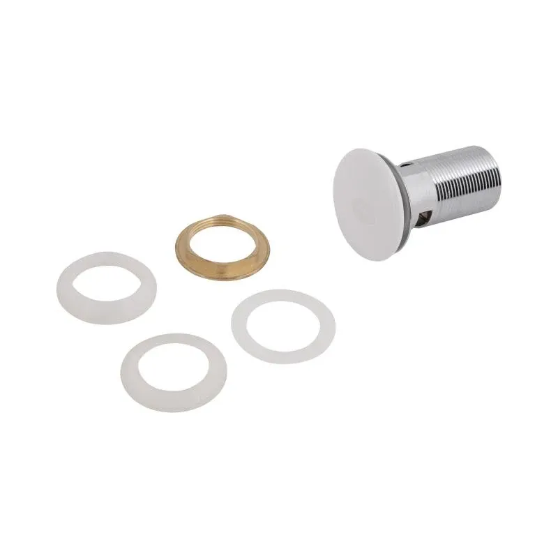 Донний клапан Pop-up для біде з переливом 70х70х110 mm White Qtap — фото 4