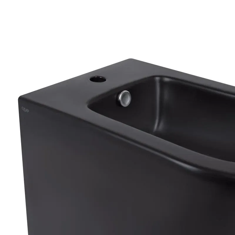 Біде підлогове Qtap Scorpio 530x360x395 Matt black QT14441003CMB — фото 5