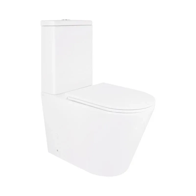 Унітаз-компакт Qtap Scorpio безободковий Ultra Quiet з сидінням Soft-close QT14226088AW
