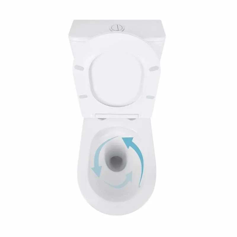 Унітаз-компакт Qtap Scorpio безободковий Ultra Quiet з сидінням Soft-close QT14226088AW — фото 6