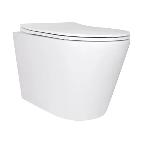 Унітаз підвісний Qtap Scorpio безободковий Ultra Quiet з сидінням Soft-close QT14332380AW