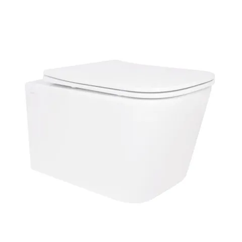 Унітаз підвісний Qtap Crow Ultra Quiet безобідковий з сідінням Soft-close QT05335170W