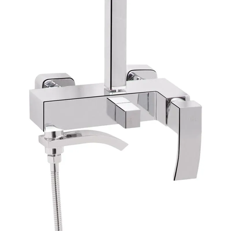 Душова система універсальна Qtap Swan Cascada на три споживачі (з виливом) QTSWA111CRM45566 Chrome — фото 4