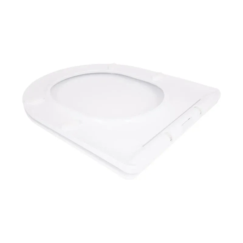 Qtap Сидіння для унітаза (Jay 640, Swan 640) 422x360x30 мм, White, з мікроліфтом, Slim Duroplast, Quick Release QTSC179W48699 — фото 3