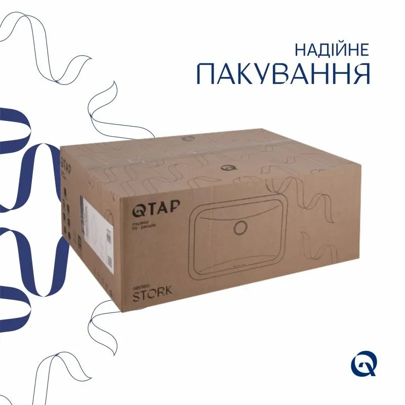 Раковина Qtap Stork 535x365x190 White QT1511H0422DW — фото 6