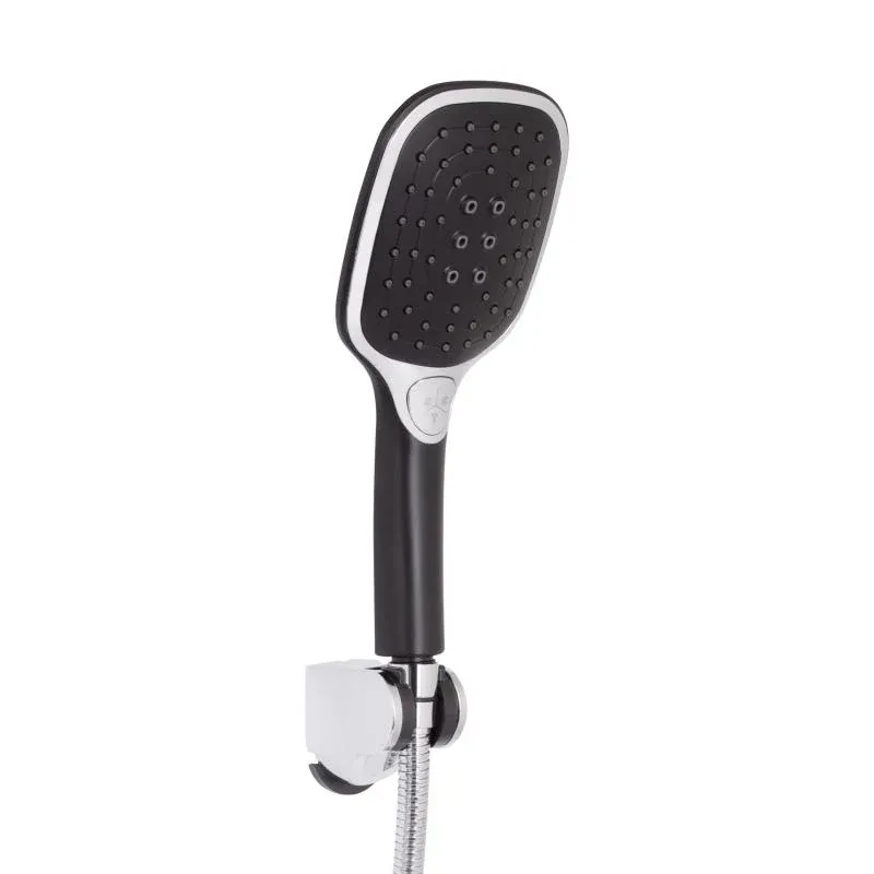Змішувач для ванни Qtap Grand (з душовим гарнітуром) QTGRABCR006 Chrome/Black — фото 5