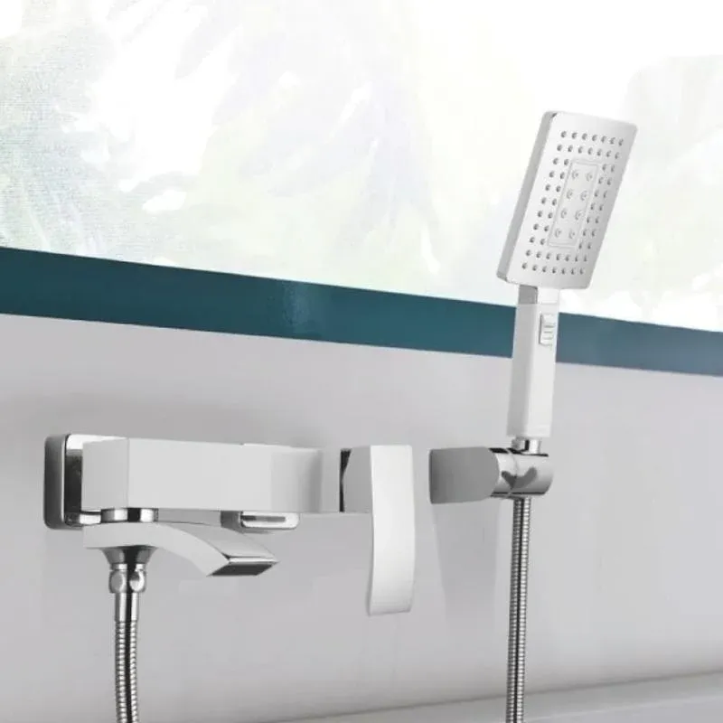 Змішувач для ванни Qtap Swan Cascada з поворотним виливом (з душовим гарнітуром) QTSWA260CRM45565 Chrome — фото 8