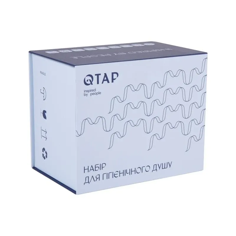 Набор для гігієнічного душу Qtap Inspai-Varius округлий QTINSVARCRMV00440001 Chrome — фото 7
