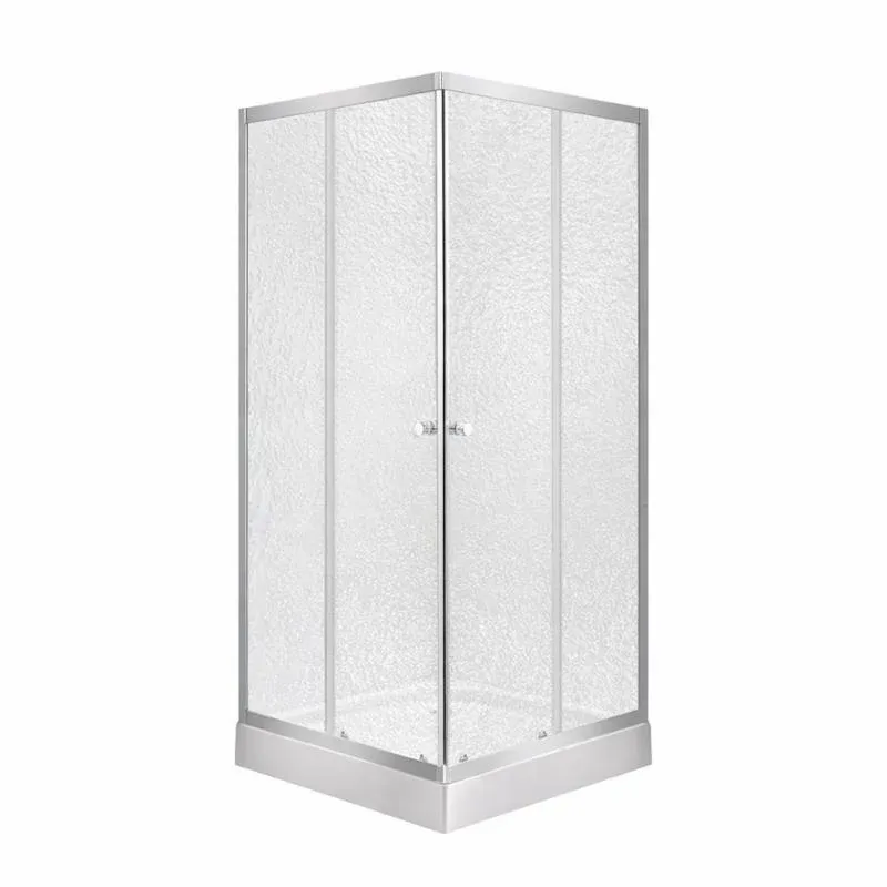 Душова кабіна Lidz Wawel SC90x90.SAT.LOW.FR, скло Frost 4 мм + Lidz Душовий піддон KAPIELKA ST90x90х14