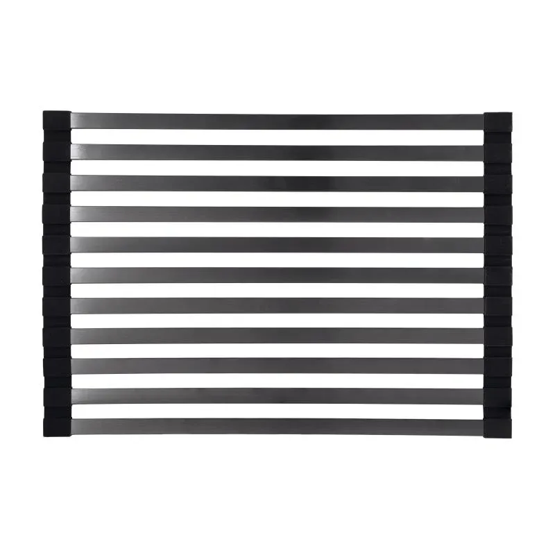 Сушарка на кухонну мийку Lidz Acsis LA14 Black, плоска основа, для посуду 430х300 мм LDACSLA14BLM49768 — фото 3