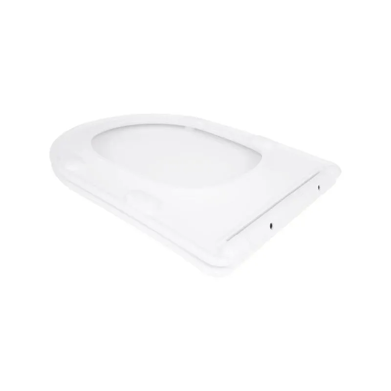Сидіння для унітазу Qtap (Evia, Arvin, Leo 630) 410x330x22 мм, White, з мікроліфтом, Slim Duroplast, Quick Release QTSC179W49264 — фото 4